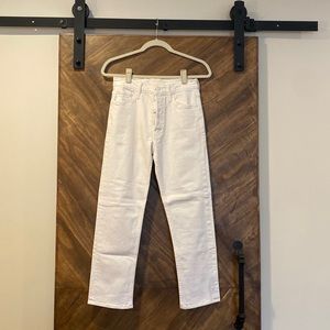 Mother White Denim The Tomcat 27